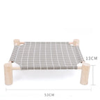 Canvas bed frame detail