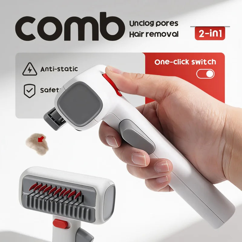 Dematting and Deshedding Comb, 2 in 1