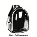 Hard shell cat backpack with a clear bubble window