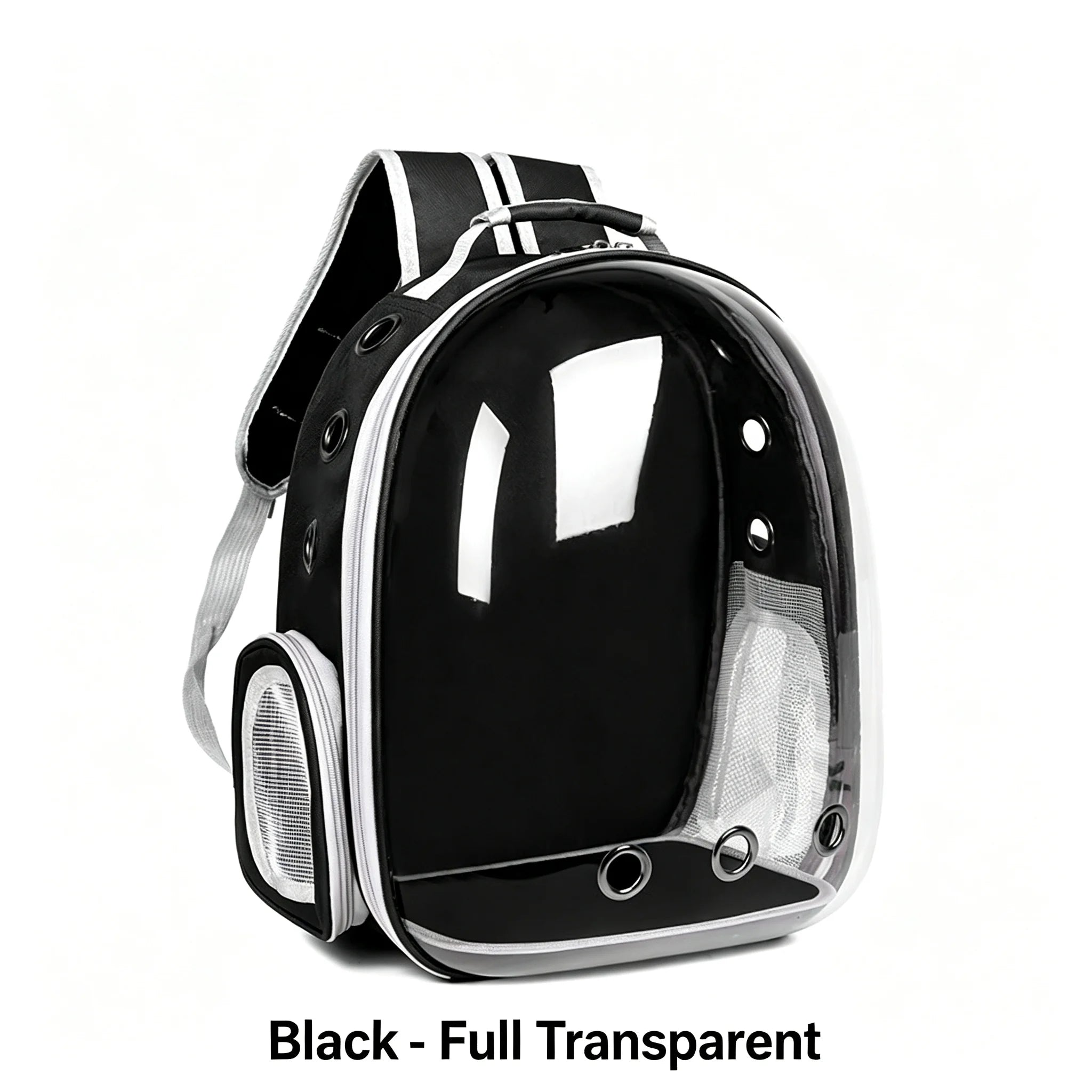 Hard shell cat backpack with a clear bubble window