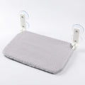 Folding mesh window hammock on suction cups