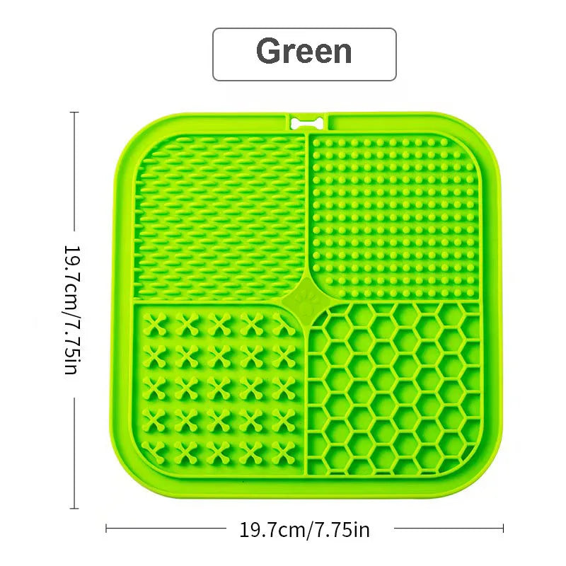 Slow Feeding Lick Mat with Suction Base