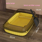 Cat litter box shown from the open front side