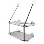 Suction mounted window sunbathing bed for cats