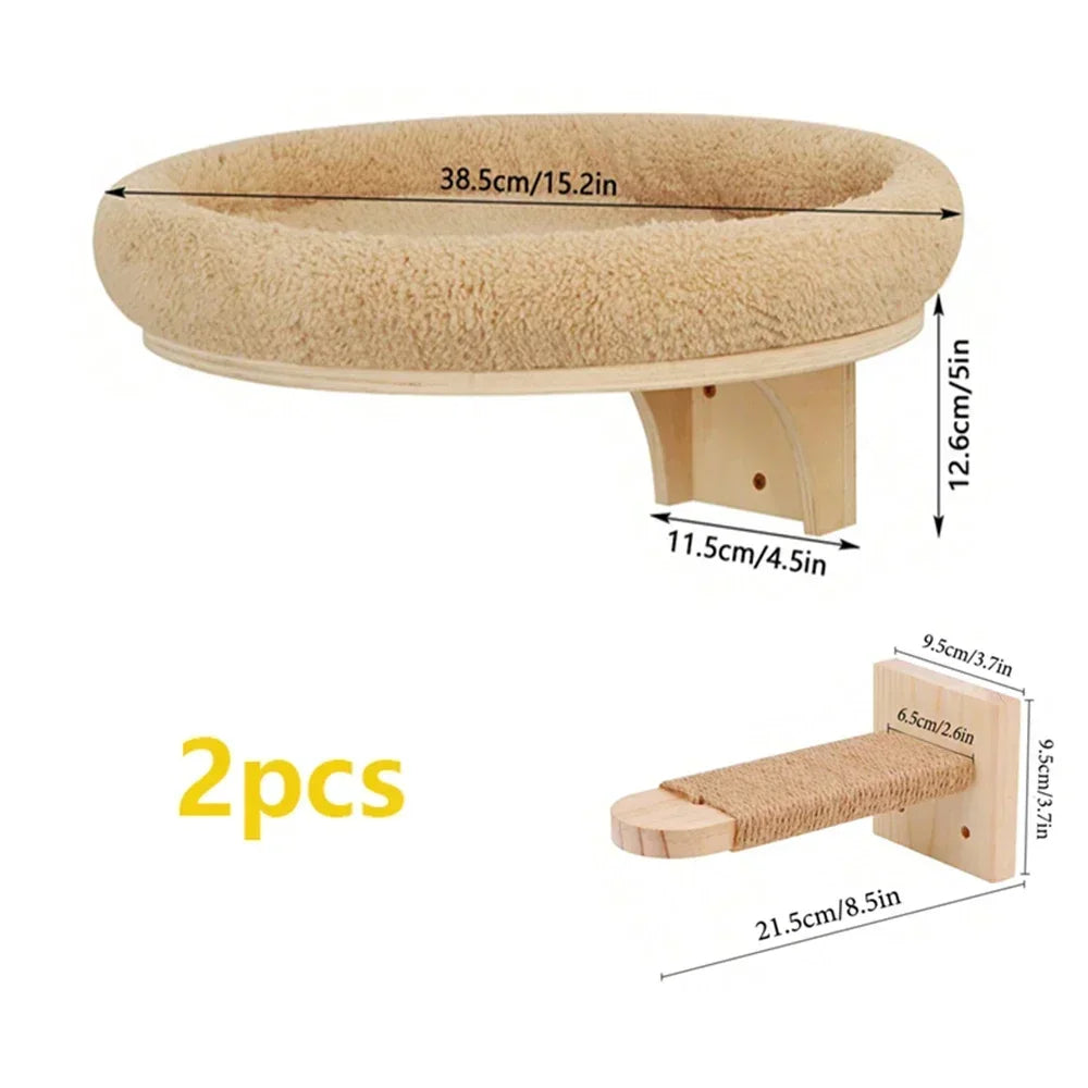 Wall hammock frame and fixings