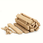 Sisal wrapped rungs close up