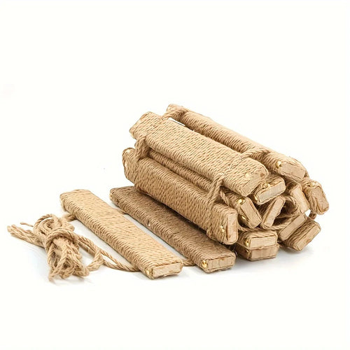 Sisal wrapped rungs close up
