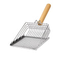 Stainless Litter Scoop with Wood Handle