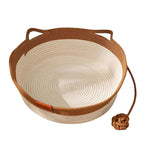 Woven Cotton Rope Cat Basket